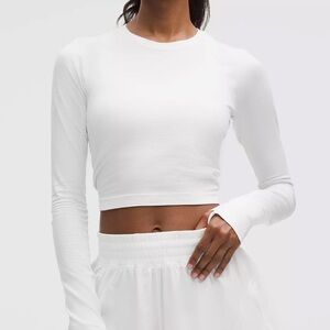 Lululemon Swiftly Tech Cropped Long-Sleeve Shirt 2.0